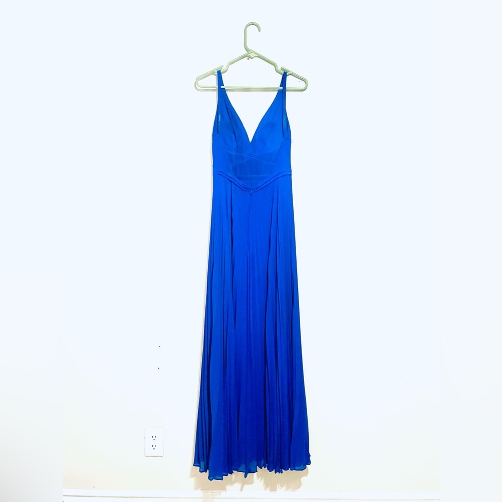 Laundry By Shelli Segal Royal Blue Maxi Dress - Picture 5 of 8